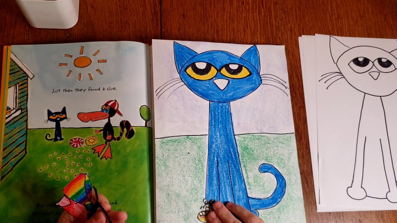Read more about the article How to Draw Pete the Cat Sitting: Step-by-Step Guide for Kids